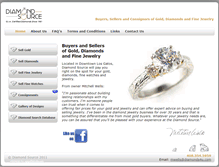 Tablet Screenshot of diamonds4u.com